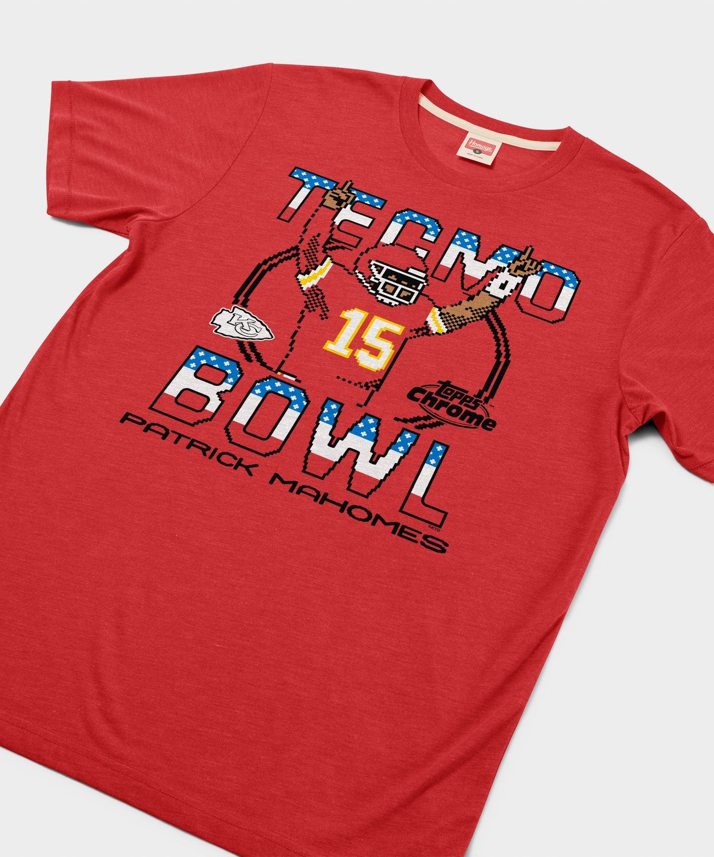 Tecmo Bowl x Topps Chrome Chiefs Patrick Mahomes