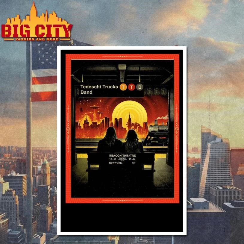 Tedeschi Trucks Band New York 2026 Week 1 Poster Shirt