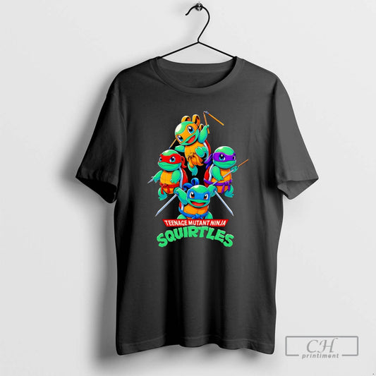 Teenage Mutant Ninja Squirtles Chibi T Shirts - clothing by TeeHivey.com