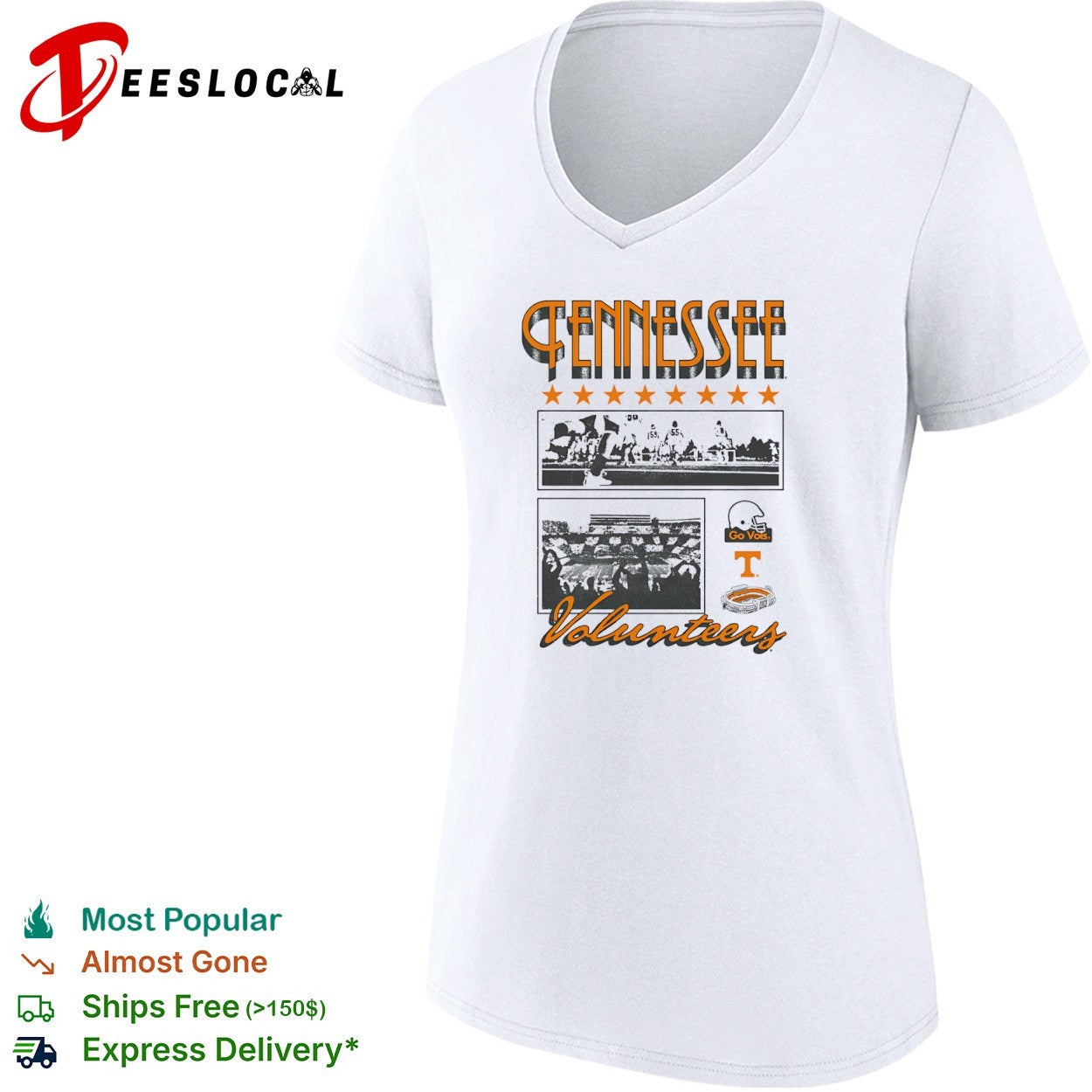 Tennessee Volunteers Football Go Vols Stadium Helmet shirt