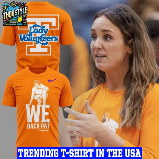 Tennessee Volunteers Lady Vols Basketball 2026 We Back Pat Night Shirt