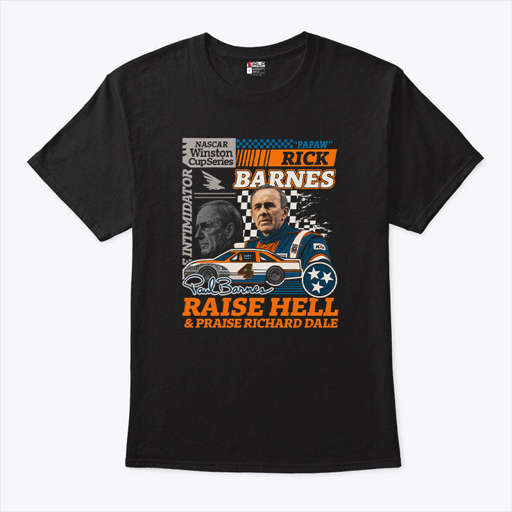 Tennessee Volunteers Rick Barnes NASCAR Racing T Shirt