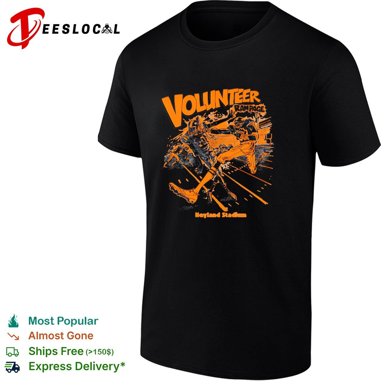 Tennessee Volunteers rampage Neyland Stadium shirt