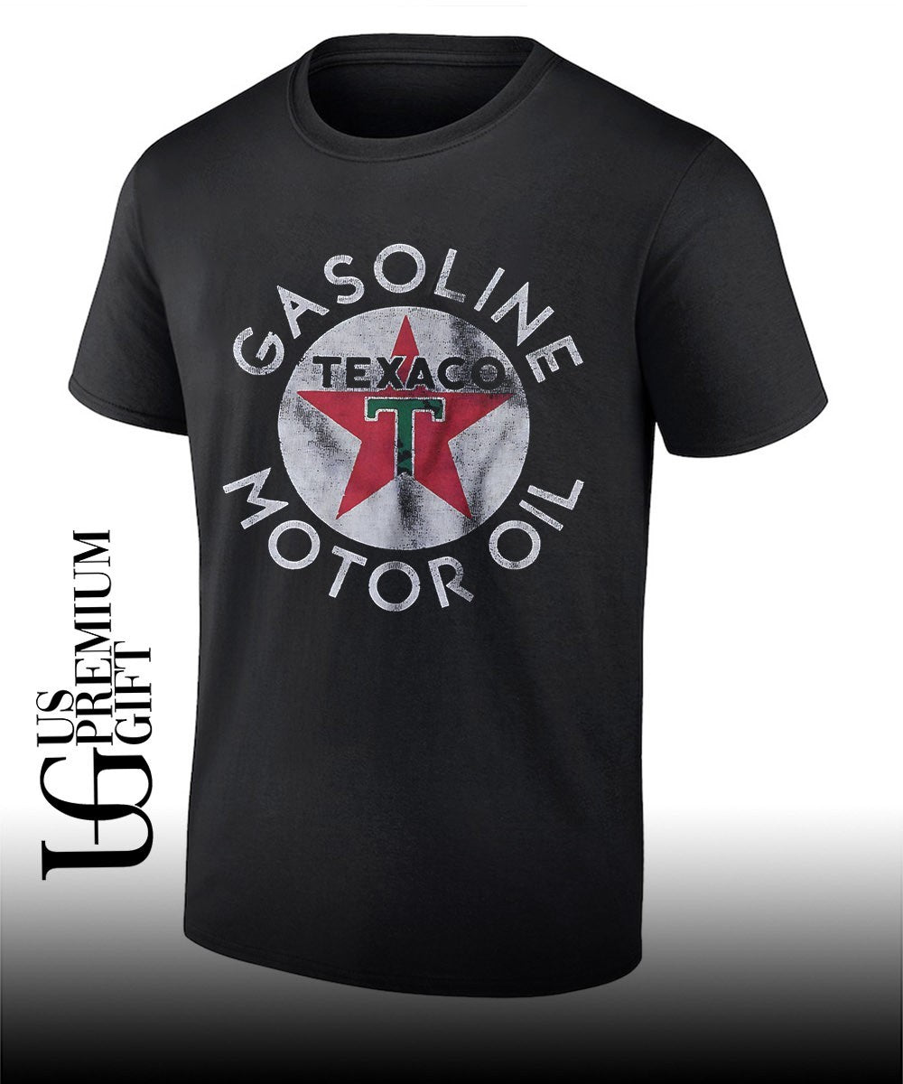 Texaco Gasoline Motor Oil Petrol Station Logo Branding shirt