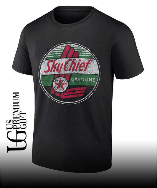 Texaco Petroleum Company Sky Chief Gasoline logo shirt
