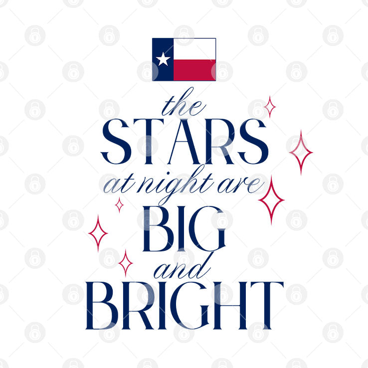 Texas Flood Relief The Stars At Night Are Big And Bright T Shirt