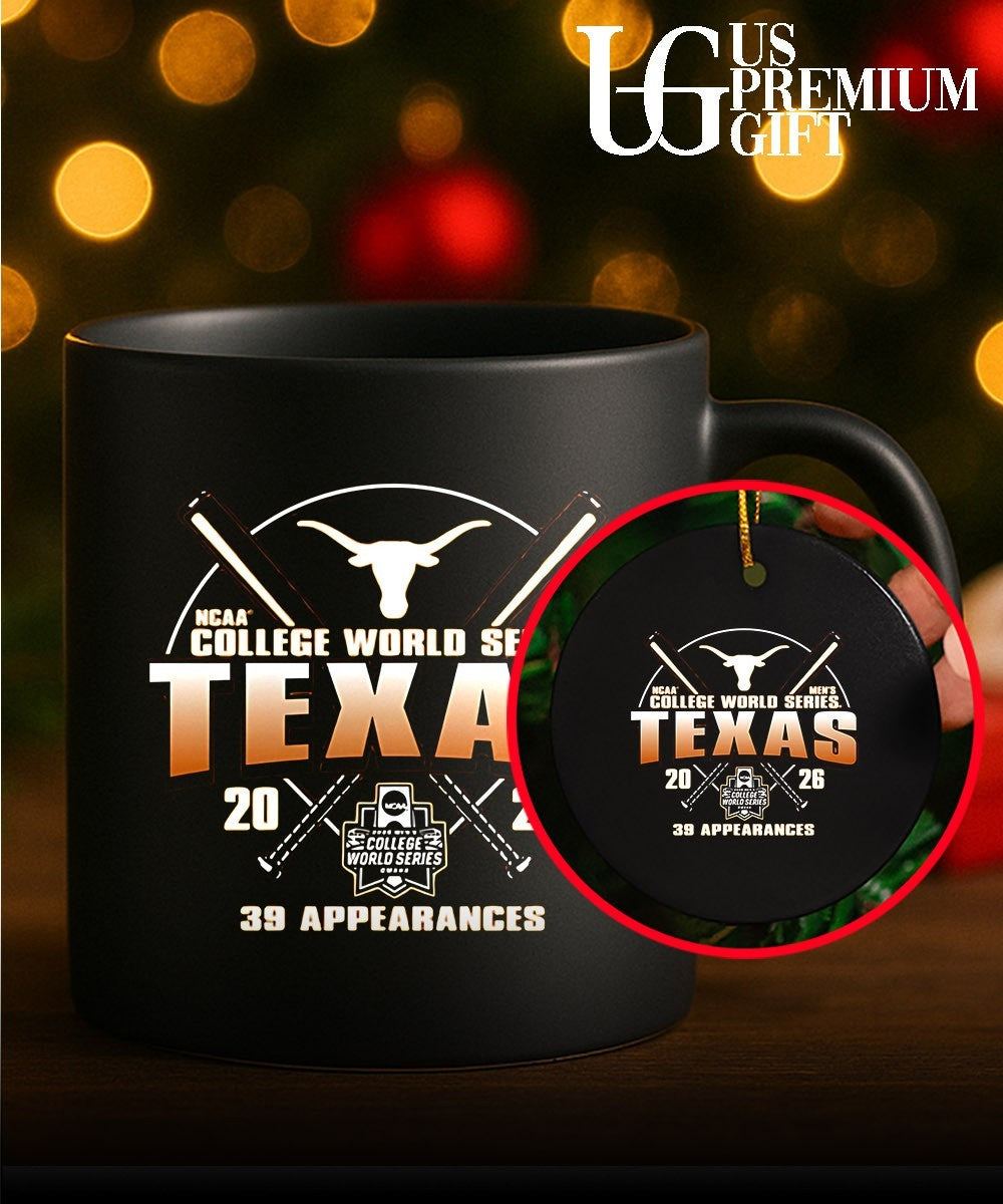 Texas Longhorns 2026 NCAA Men’s College World Series Bound 39 appearances T-shirt