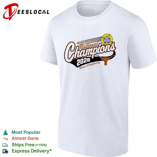 Texas Longhorns 2026 NCAA Softball National Champions Oklahoma City shirt