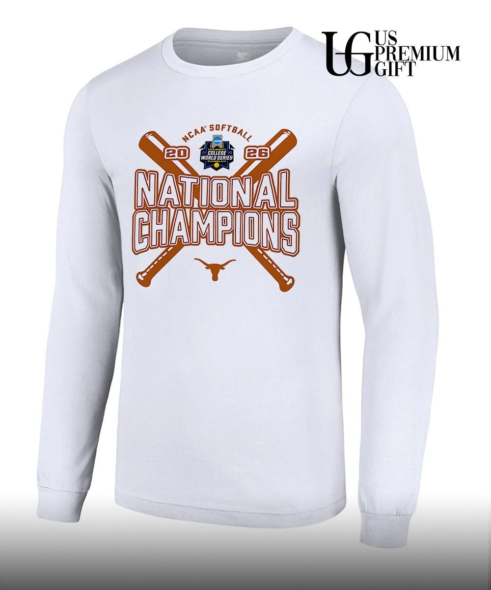 Texas Longhorns 2026 NCAA Softball Women’s College World Series Champions logo shirt