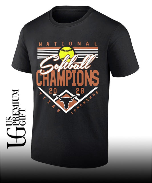 Texas Longhorns 2026 NCAA Softball Women’s College World Series National Champions Plate shirt