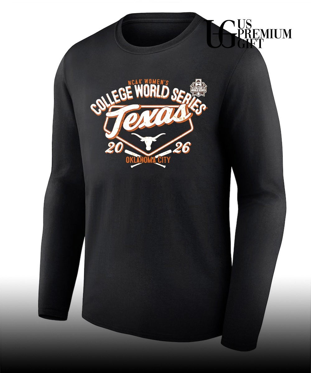Texas Longhorns 2026 Softball NCAA Women’s College World Series Bound shirt