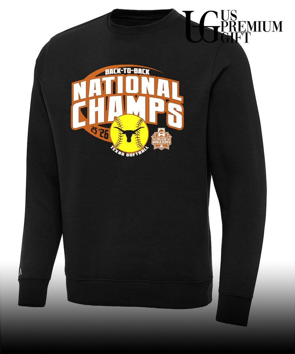 Texas Longhorns Softball Women’s NCAA Back To Back National Champs 2025-2026 shirt