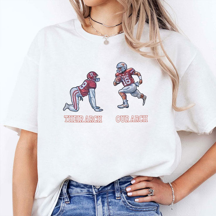 Texas Longhorns Vs Oklahoma Sooners Their Arch Our Arch T Shirt