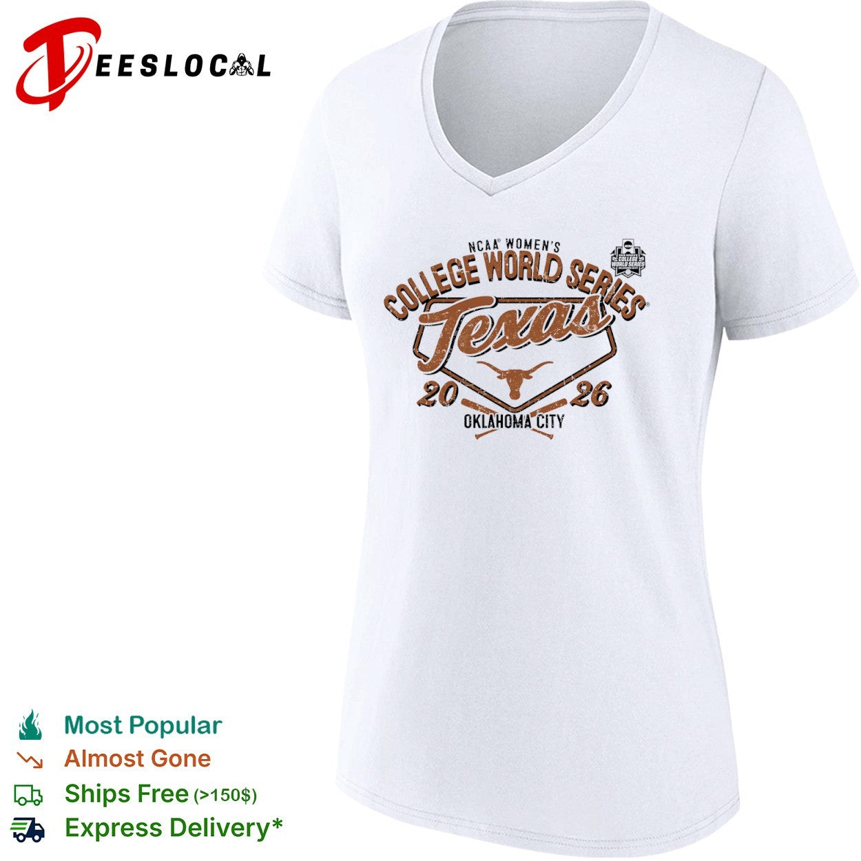 Texas NCAA Women’s College World Series 2026 Oklahoma City shirt
