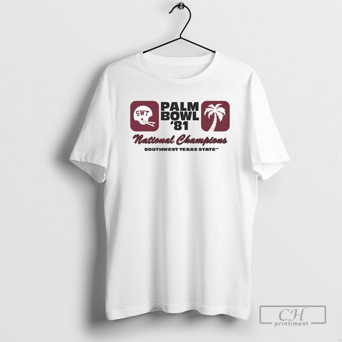 Texas State Palm Bowl 1981 National Championship T Shirts - clothing by TeeHivey.com