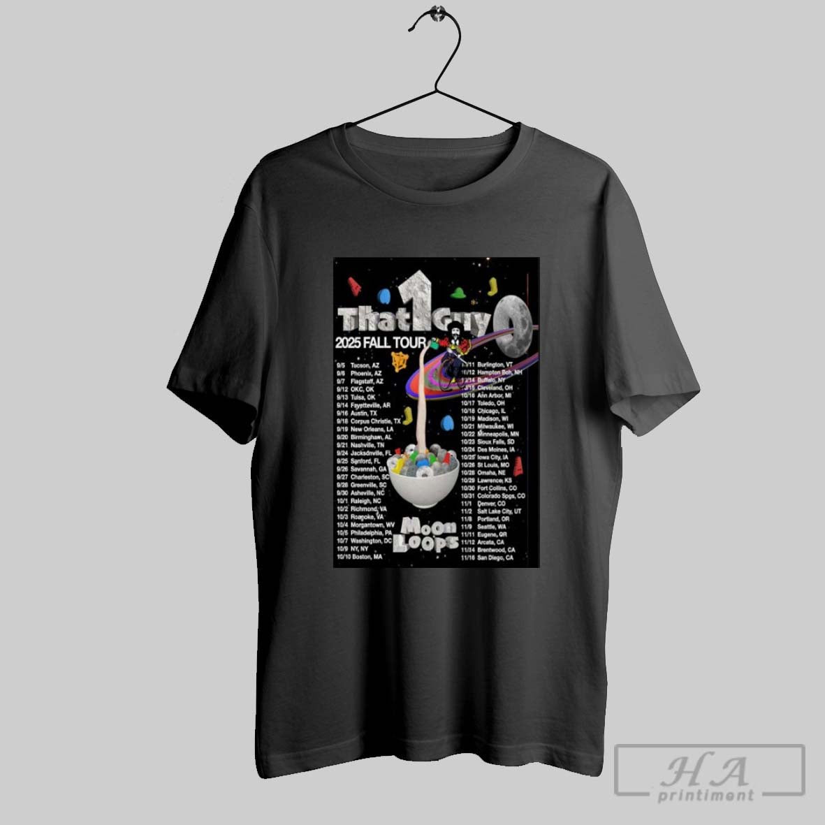 That 1 Guy 2025 Fall Tour Dates T Shirts