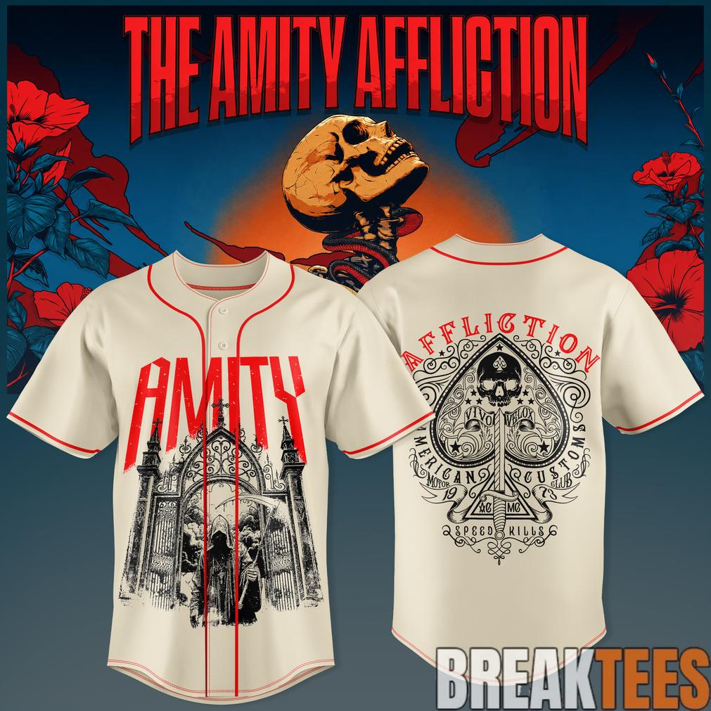 The Amity Affliction Legacy Special Baseball Jersey
