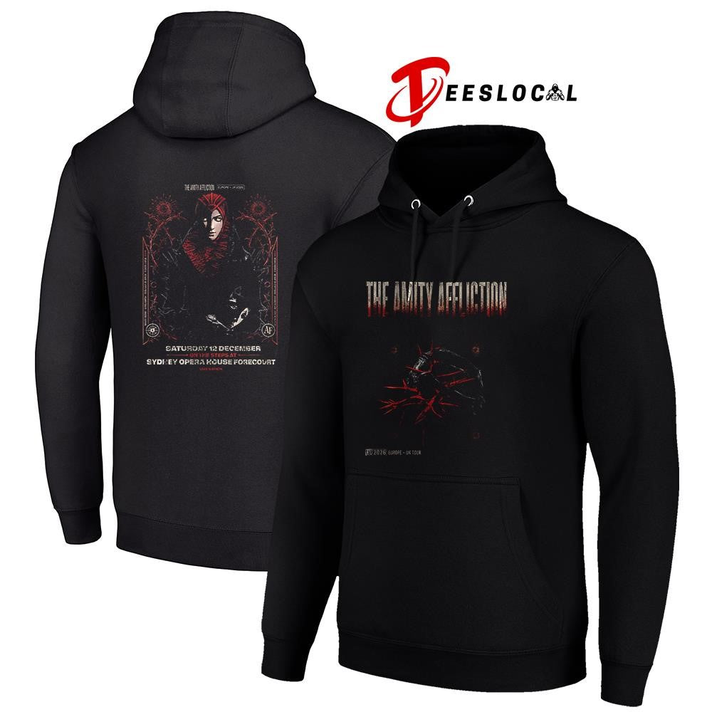 The Amity affliction Europe and UK tour graphic shirt