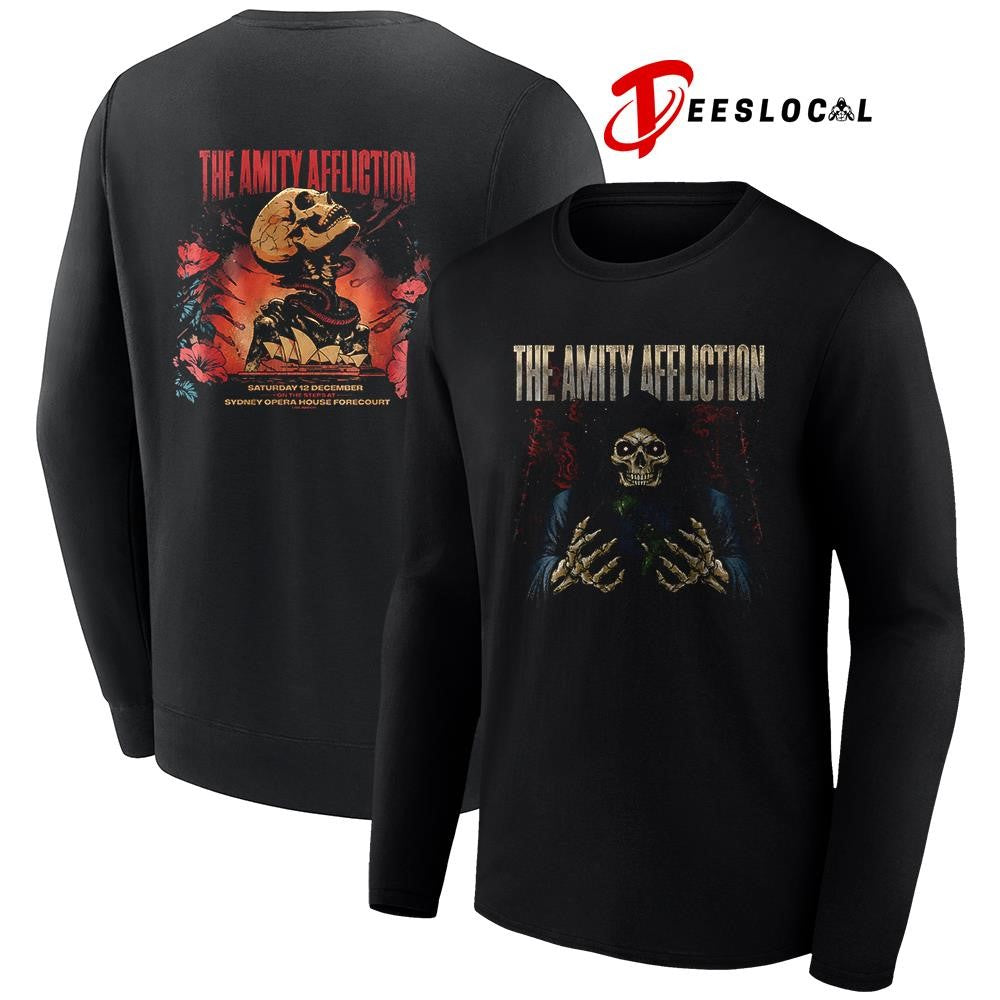 The Amity affliction Sydney Opera House forecourt graphic shirt