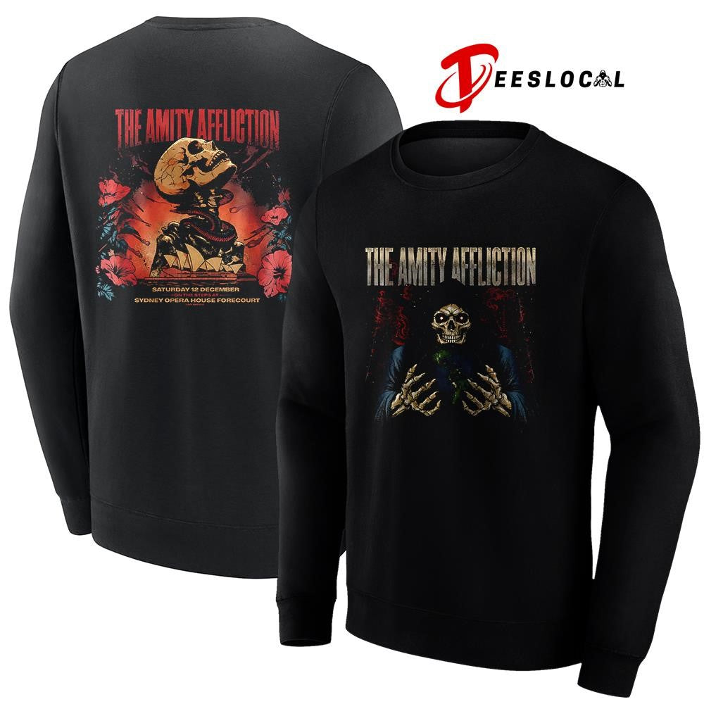 The Amity affliction Sydney Opera House forecourt graphic shirt