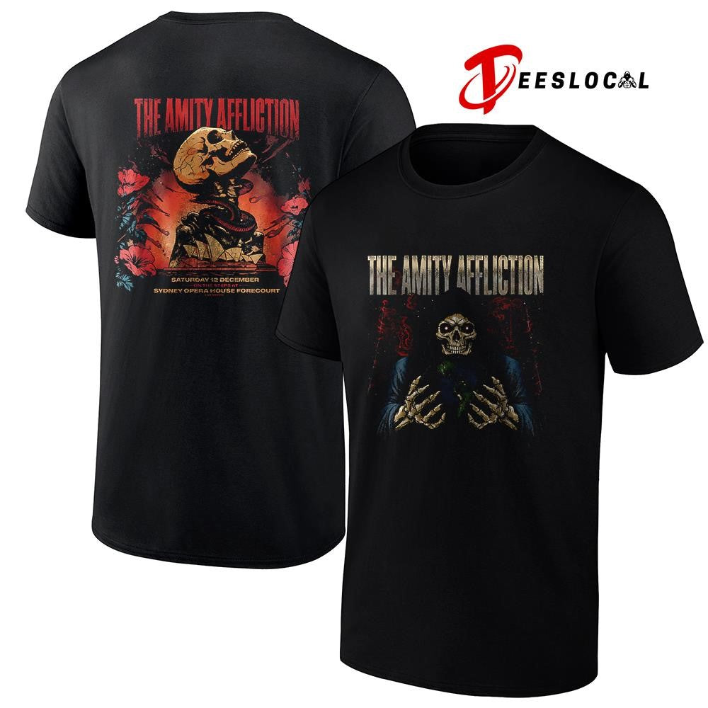 The Amity affliction Sydney Opera House forecourt graphic shirt