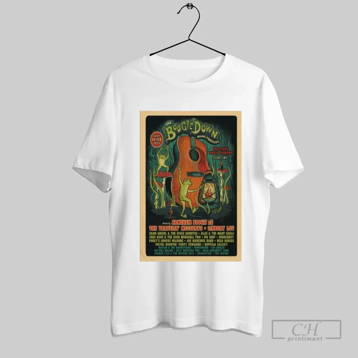 The Boogie Down Music Festival 2025 Driftless Yuba Wisconsin September 11 13 2025 - clothing by TeeHivey.com