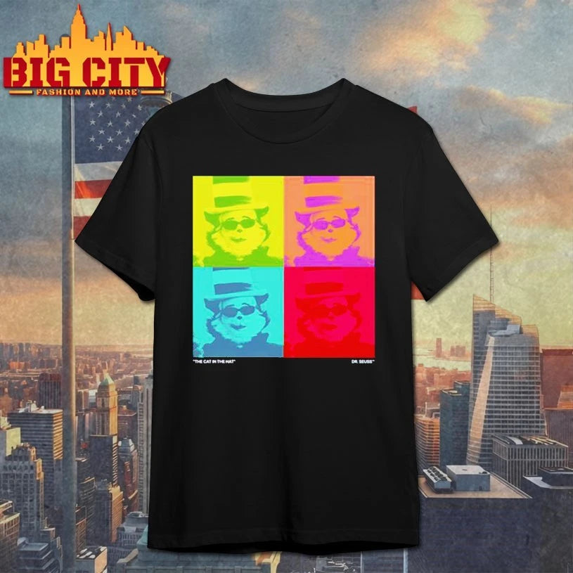 The Cat in the Hat Signature Collection Portrait Color Blocks T-shirt