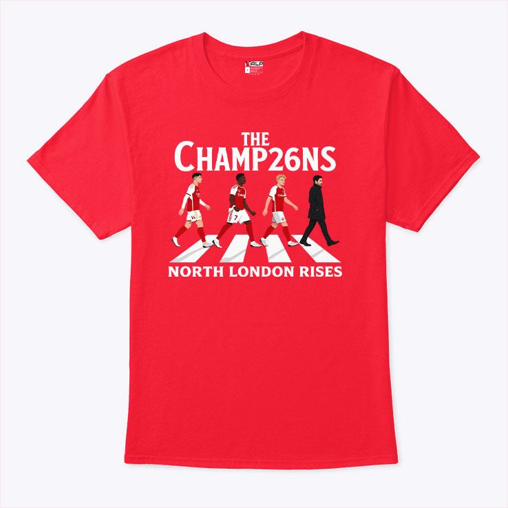 The Champ26ns North London Rises Arsenal Champions Shirt