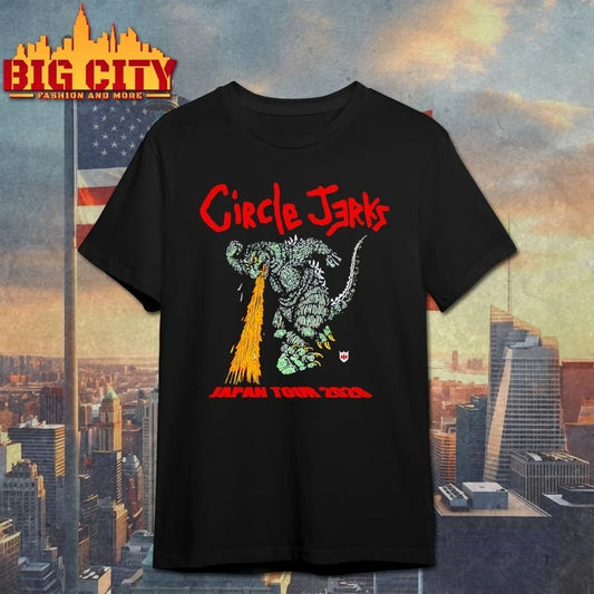 The Circle Jerks Japan Tour 2026 Godzilla T-shirt