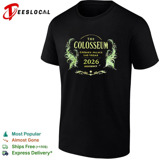 The Colosseum Caesars Palace Las Vegas 2026 Residency concert tour fan souvenir shirt