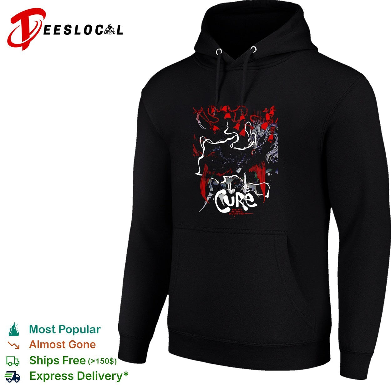 The Cure Belfast UK at Belsonic On 28 June 2026 shirt