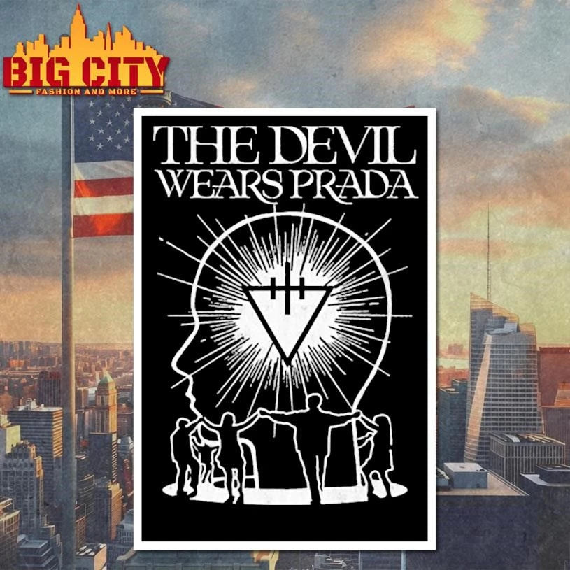 The Devil Wears Prada Dance Black Graphic Artwork Shirt