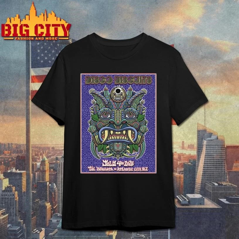 The Disco Biscuits Atlantic City New Jersey 2026 Venue Poster At The Borgata On July 4 2026 Home Decor Poster Shirt
