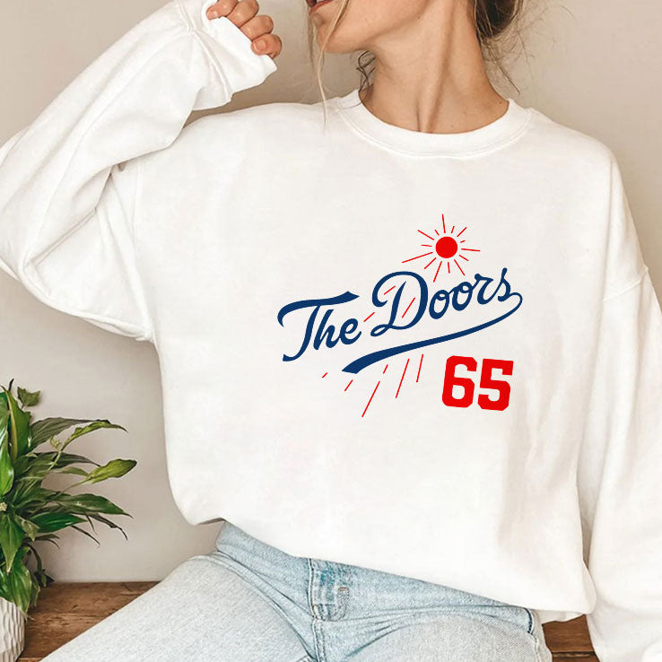 The Doors Summer Baseball 65 Los Angeles Dodgers T Shirt