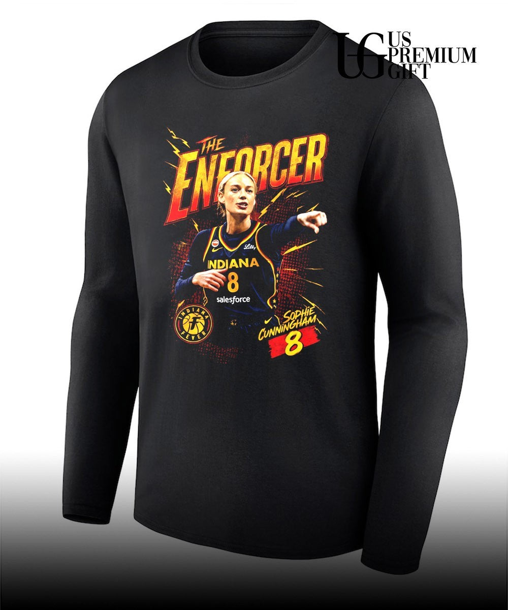 The Enforcer Sophie Cunningham pointing Indiana Fever WNBA shirt