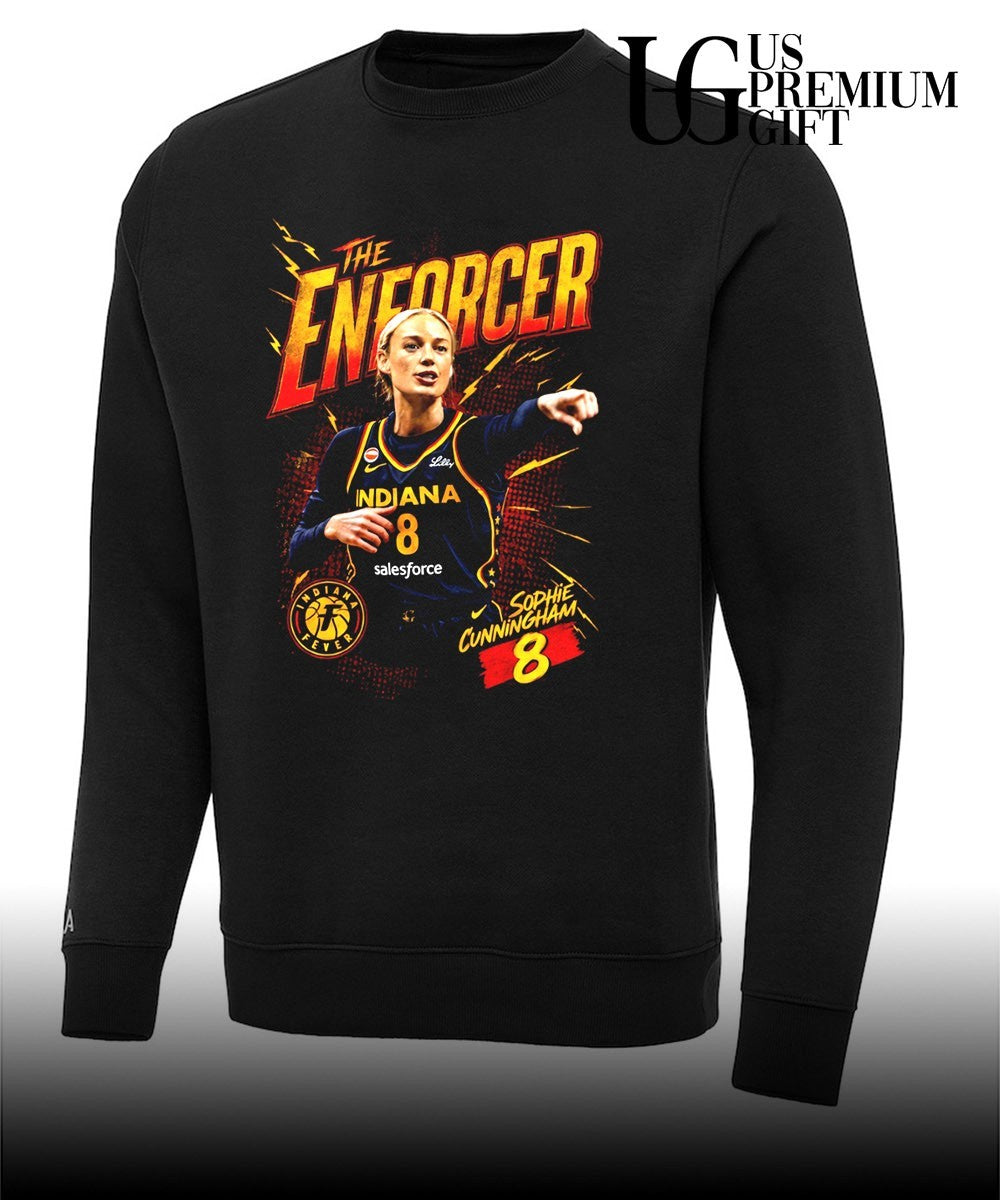 The Enforcer Sophie Cunningham pointing Indiana Fever WNBA shirt