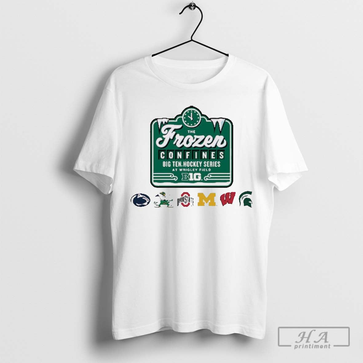 The Frozen Confines Big Ten Hockey Series At Wrigley Field - clothing by TeeHivey.com