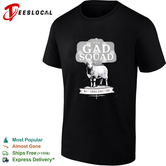 The Gad Squad Bay Area Chapter sheep vintage engraving badge art shirt
