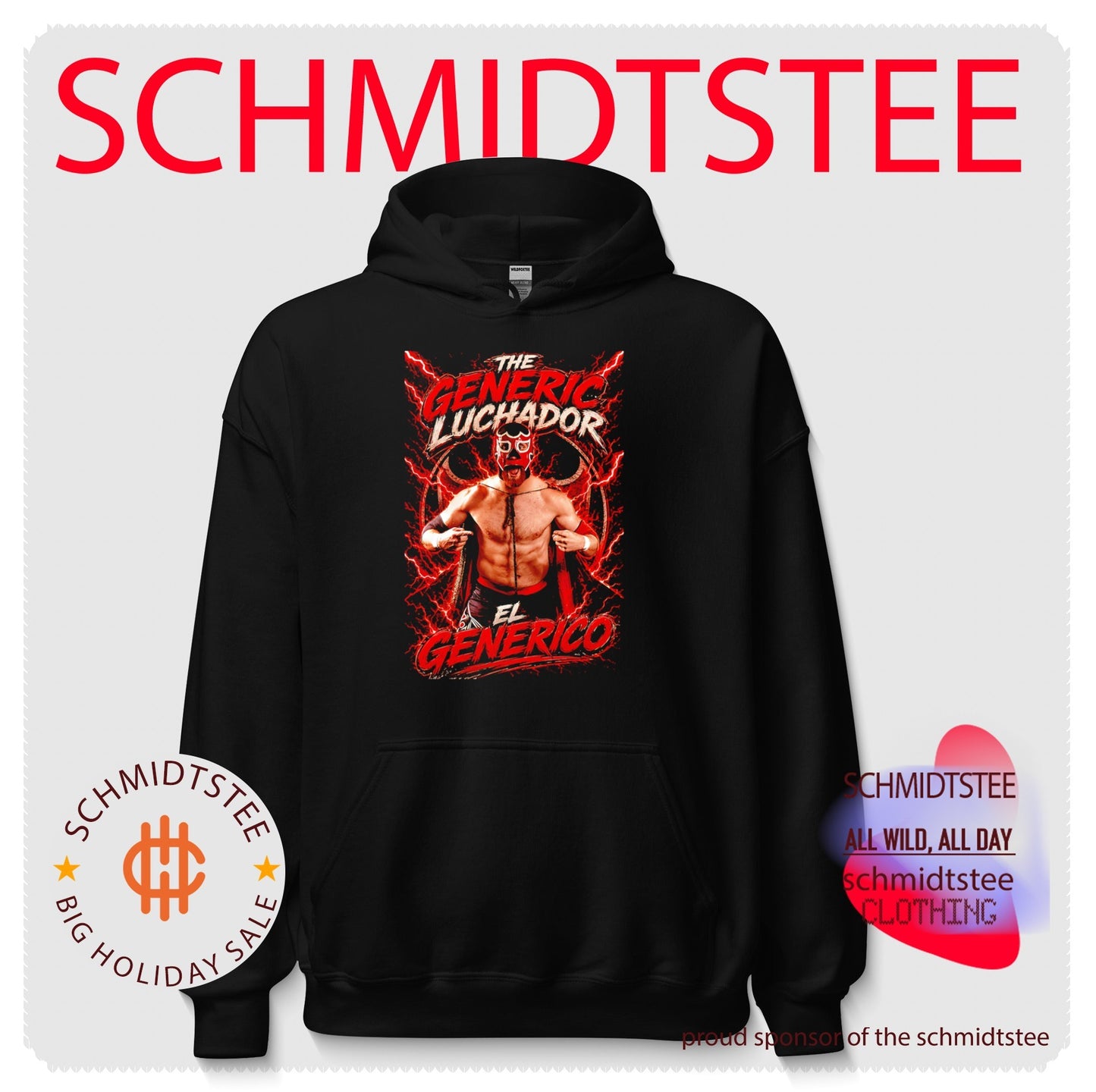 The Generic Luchador El Generico Pro Wrestling shirt