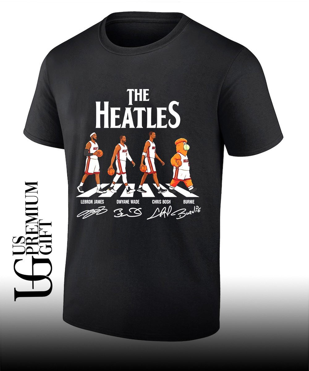 The Heatles Miami Heat basketball abbey road signature shirt
