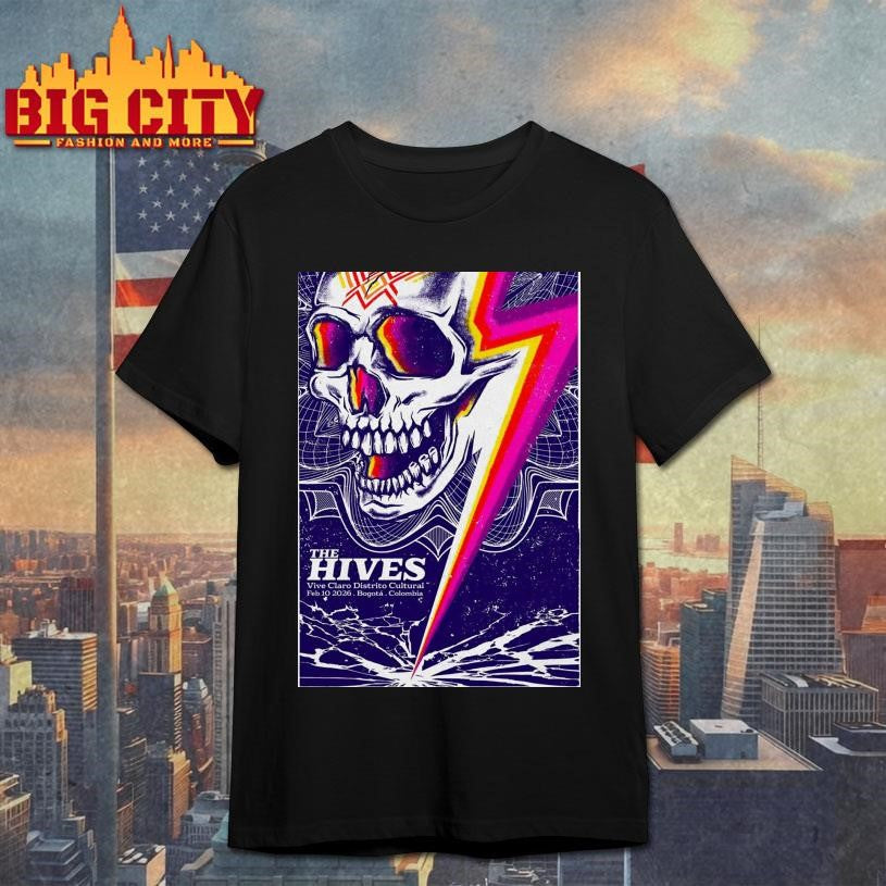 The Hives Bogotá Colombia Feb 10 2026 Poster Shirt