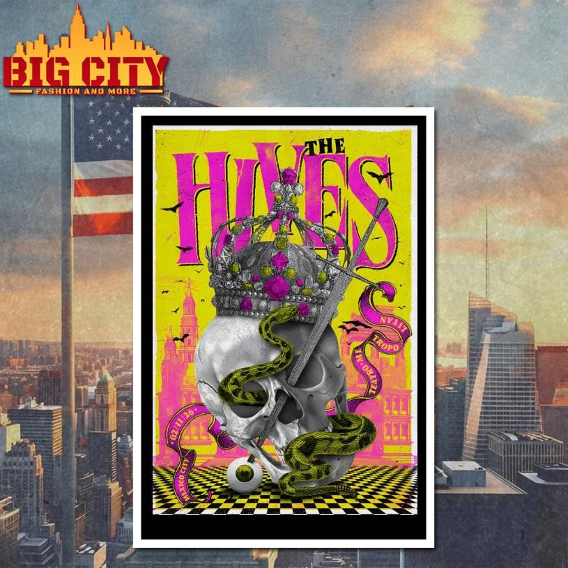 The Hives Teatro Metropólitan Mexico Feb 11 2026 Poster Shirt