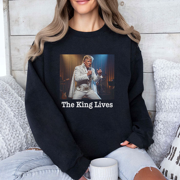 The King Lives Trump Trump Elvis Shirt