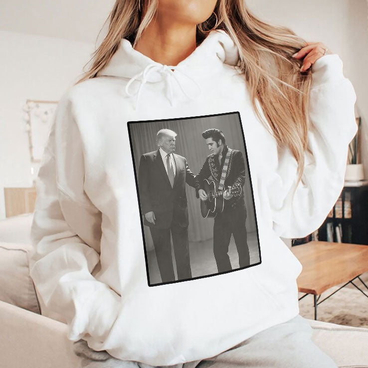 The King With The King Trump And Elvis T Shirt