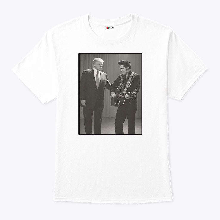 The King With The King Trump And Elvis T Shirt
