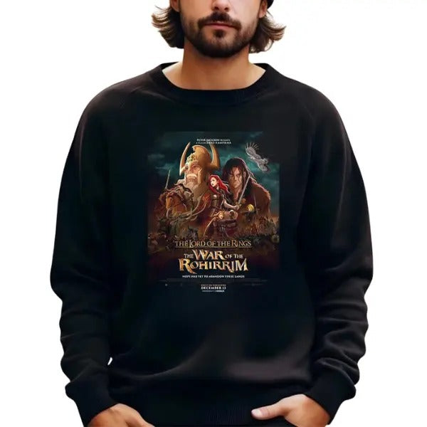 The Lord Of The Rings The War Of The Rohirrim Hope Has Yet To Abandon These Lands Sweatshirt Casual Long Sleeve Clothing Menswear
