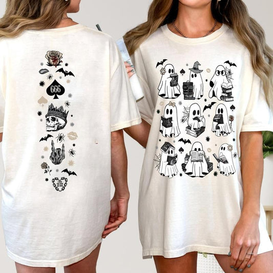 The Lords Ghost Book Cover T-Shirt, The Lords Series Sweatshirt, Ghost Reading Book Hoodie, Spooky Season Halloween Tee,...