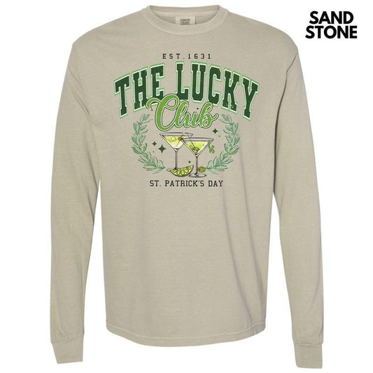 The Lucky Club Long Sleeve Comfort Colors T-Shirt