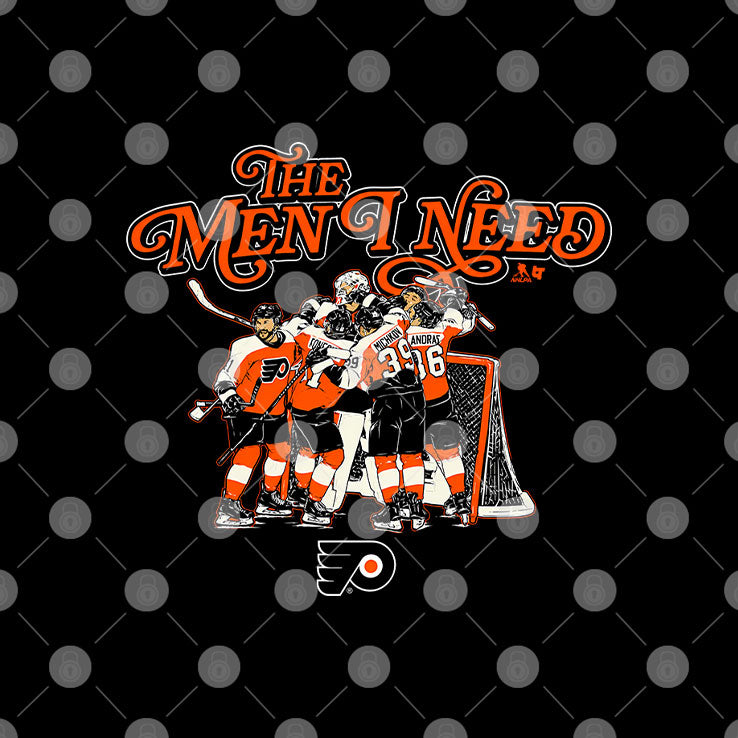 The Men I Need Hockey Philadelphia Flyers Hockey T Shirt
