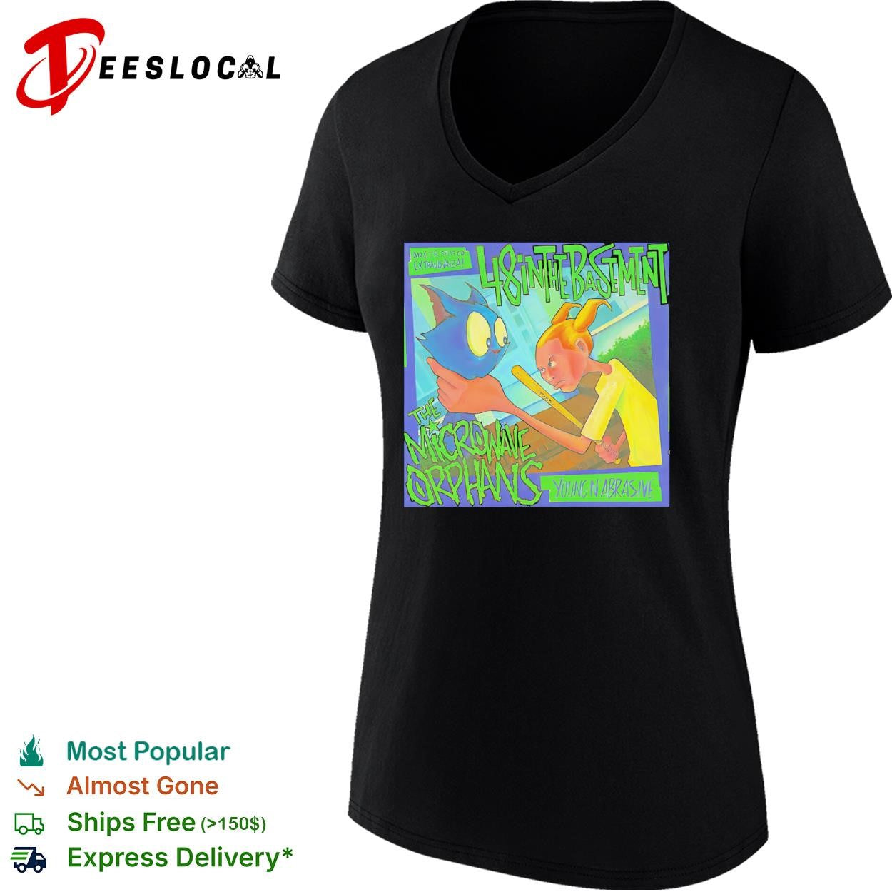 The Microwave Orphans Young n Abrasive 48 in the Basement shirt
